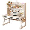 Perforated board desk bookshelf integrated table home computer desk