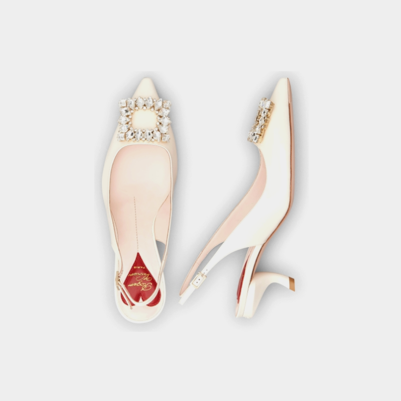 【新年礼物】Roger Vivier/RV女鞋Virgule饰扣小猫跟高跟尖头单鞋,淘宝优惠券,粉丝福利购,淘宝优惠卷