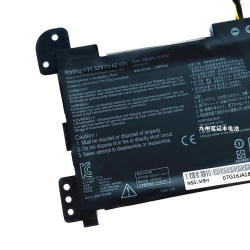 适用 华硕 S5100U X510 X510UQ S510UQ 笔记本电脑电池 B31N1637 - 图0