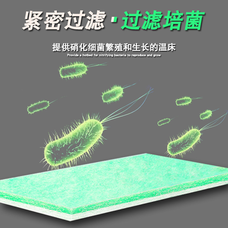 鱼缸过滤棉专用绿白棉净水生化棉净化滤材加厚高密度透水过滤材料,淘宝优惠券,粉丝福利购,淘宝优惠卷