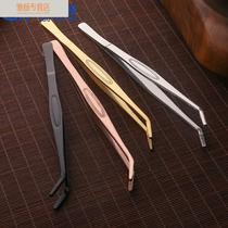 Work Burning Tea Set Accessories Stainless Steel Tea Clips Tea Tweezers Tea Clips Anti Slip Tea Lane 6 Six Gentlemen Suit Bubble