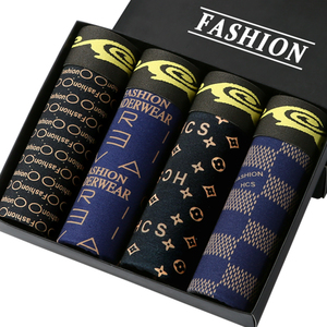 秋冬季男士内裤纯棉裆平角裤