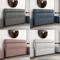 2022 new headboard soft bag solid wood floor single Buy modern minimalist tech cloth customizable bedside backrest plate