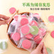 Pink biscuit cake decoration chocolate biscuit crushed cherry blossom strawberry sandwich independent small package casual snacks
