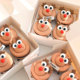 Christmas cocoa flavor cartoon cookie cake decoration ornaments