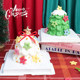 2025 Christmas Cake Decoration Hollow Star Cookies