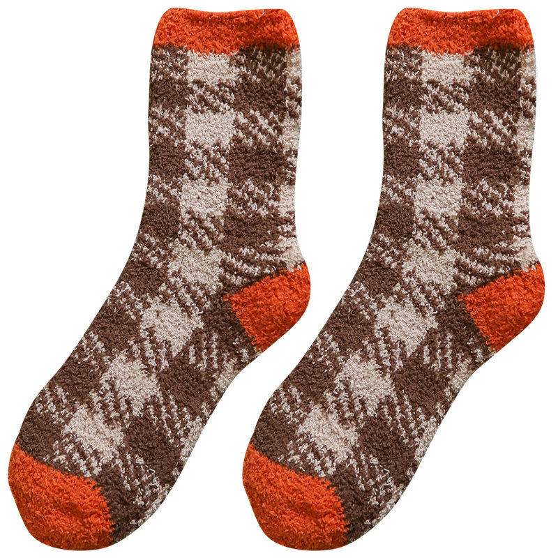 女士中筒棉袜潮韩版日系装休闲袜子 逅缇短袜/打底袜/丝袜/美腿袜