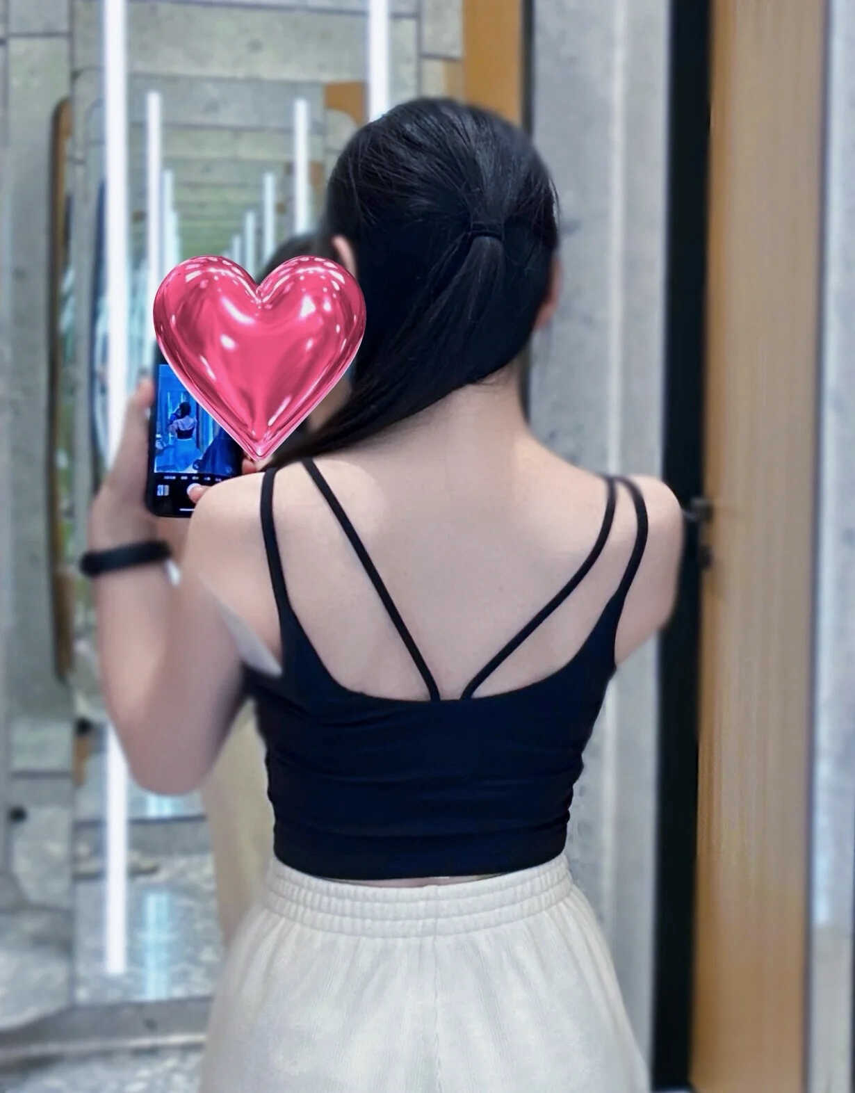 luludarling运动内衣女士Strappy align裸感瑜伽健身吊带自带胸垫 - 图2