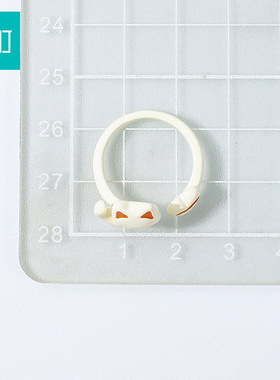 畹町萌趣小猫开口戒指