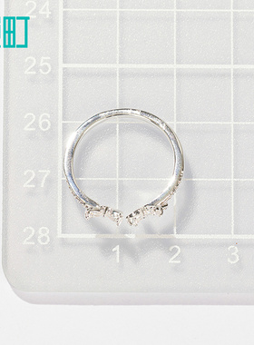 畹町蝴蝶结开口戒指