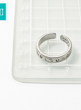 畹町hellokitty镶钻戒指