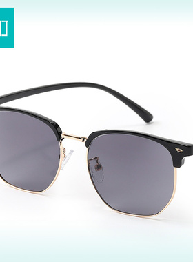 畹町遇光变色眉框太阳镜