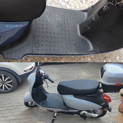 爱玛雷拉电动车脚垫Q312SQA AM500DQT防水原装电瓶车脚踏垫配件 - 图0