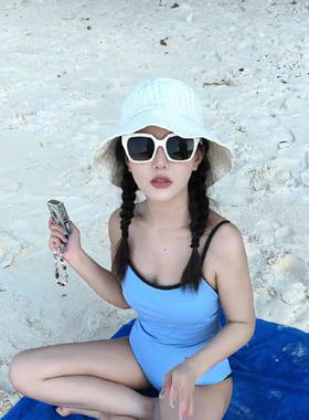 白色墨镜女潮大框网红款圆脸显瘦