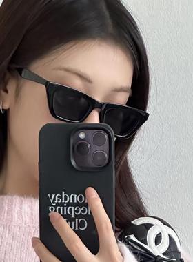 小脸街拍黑色太阳镜防紫外线个性