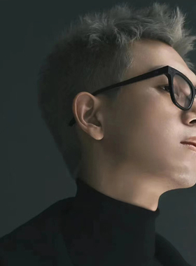 李现同款黑框日落色墨镜男潮小框