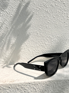 白色猫眼墨镜女潮高级感网红款