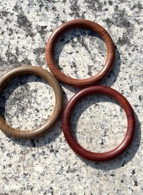 檀木手镯情绪稳定素圈