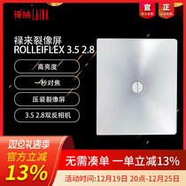 Lulu Cracked Like Screen Press Mounted Focus ROLLEFLEX 3 5 2 8F Double Anti-brightening ROLLEI BABY 4x4