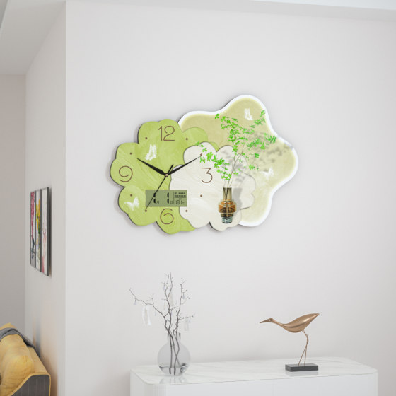 Dilan decorative painting silent clock without punching