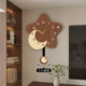 High-end clock wall clock swing quartz clock without punching