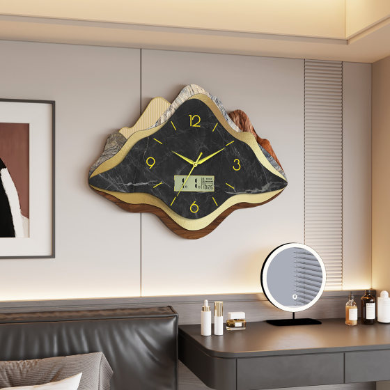 Art Perpetual Calendar Quartz Clock Wall Clock Silent Wall Watch