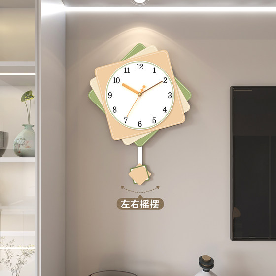 Cream style clock wall clock home perpetual calendar quartz clock