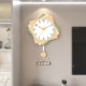 Cream style clock wall clock home perpetual calendar quartz clock