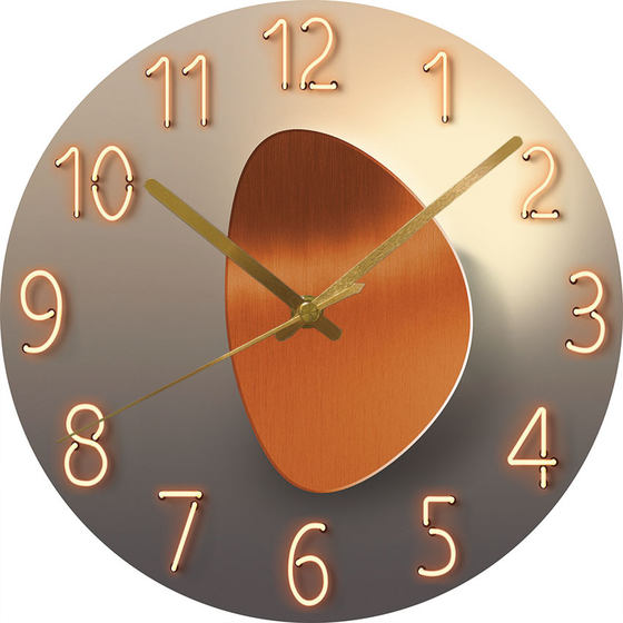 Dilan Watches Wall Clock Living Room Home Tempered Glass