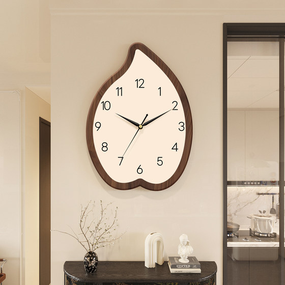 Art clock wall clock living room home clock free of punching