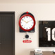 High-end silent wall clock for living room and home without punching