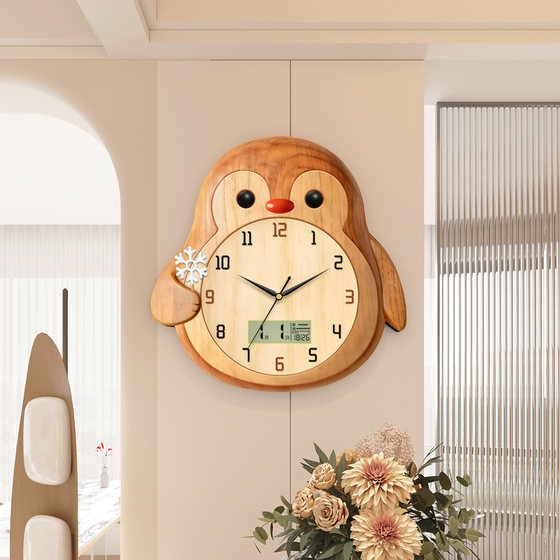 Penguin clock wall clock punch-free quartz clock wall clock