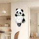 Cute Panda Feet Swinging Decorative Clock Silent Wall Clock