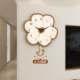 Creative cream style wall clock living room wall clock silent clock
