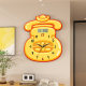 Rich Clock No-Punch Swing Wall Clock for Dining Room and Living Room