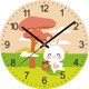 Dilan clock wall clock living room home cartoon cute