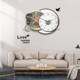 Decorative Painting Clock Perpetual Calendar Silent Clock