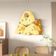 Cute Cartoon Clock Cartoon Restaurant No-Punch Wall Watch