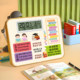 Learning alarm clock home inspirational desk clock for students
