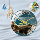 Creative style bedroom decoration clock for living room