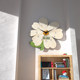 Tempered crystal film wooden silent decorative picture wall clock
