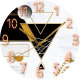 Dilan Clocks Living Room Home Wall-Mounted Bedroom Silent