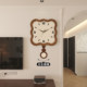 Medieval style clock, living room wall clock, household punch-free