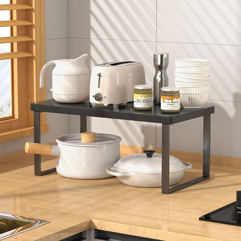 厨房微波炉架子置物架多功能支架多层家用烤箱台面电饭锅收纳层架,淘宝优惠券,粉丝福利购,淘宝优惠卷