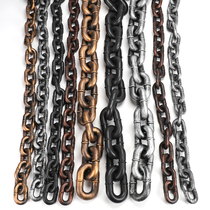 Emulation Iron Chain Sub props Halloween Ghost House Milkhouse Plastic Fake Chain Film & Film Inmates Bar Lock Chain