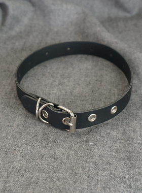 朋克PU皮质choker项圈