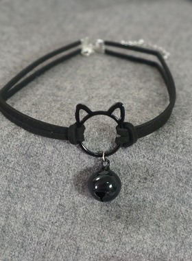 猫头铃铛可爱项圈个性少女