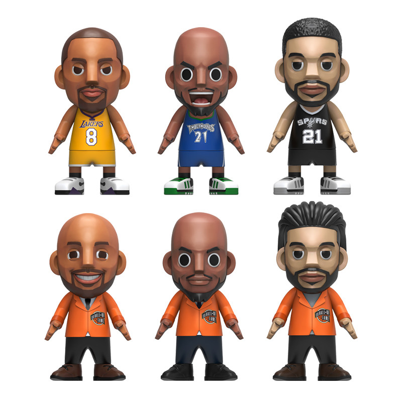 王牌化身盲盒科比邓肯加内特手办NBA名人堂系列收藏高档模型摆件_虎窝淘