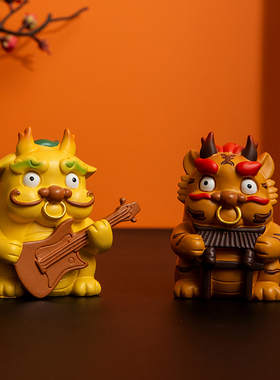 龙生九子吉祥瑞兽盲盒龙年手办