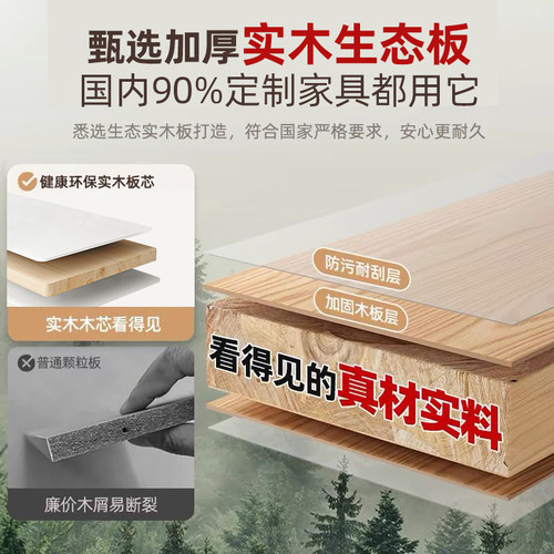 中古风转角书桌书柜书架一体组合带玻璃家用卧室办公学生学习桌子 - 图2